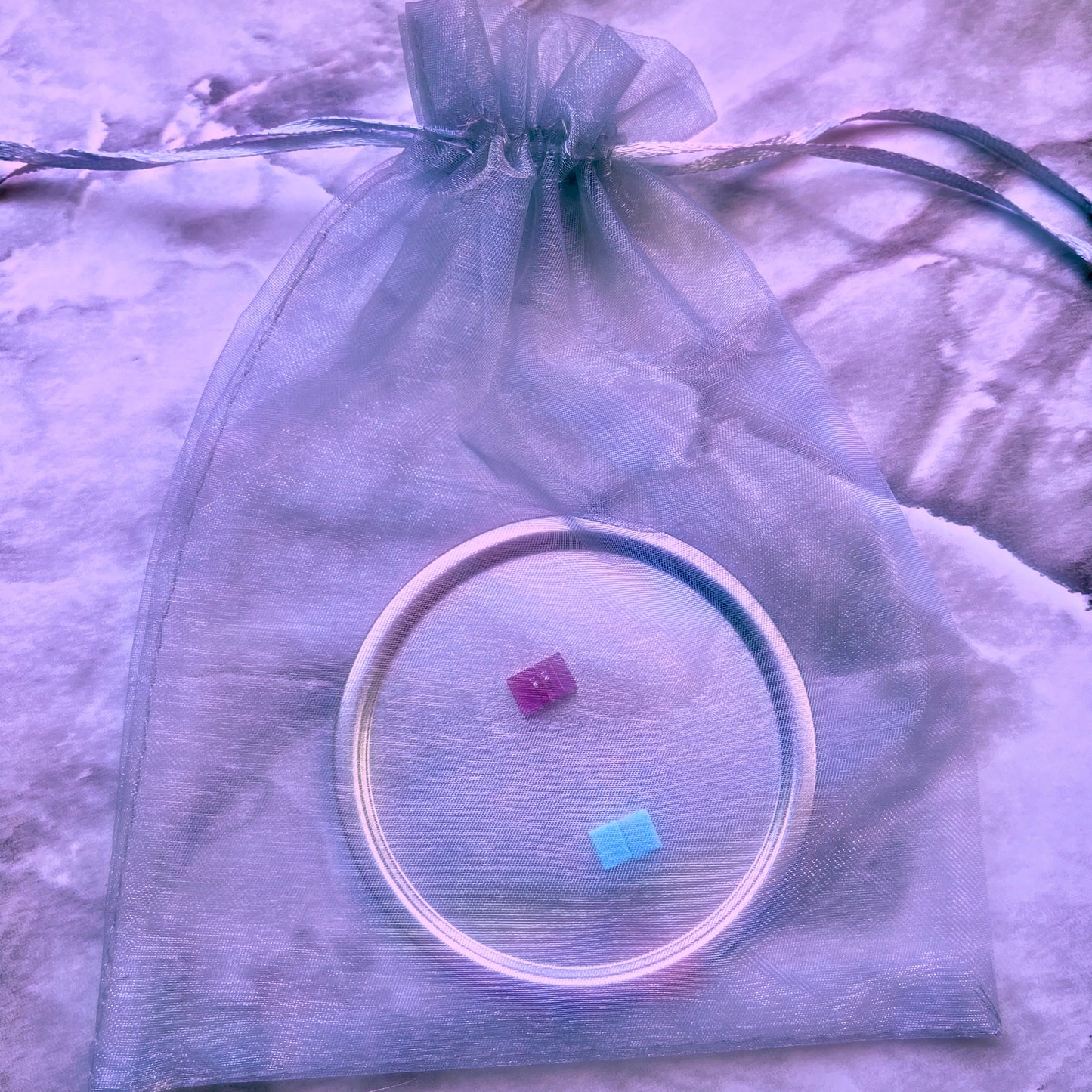 Mystic Rose + Aquamarine